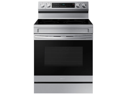 Smart Freestanding Electric Range with No-Preheat Air Fry & Convection in Stainless Steel