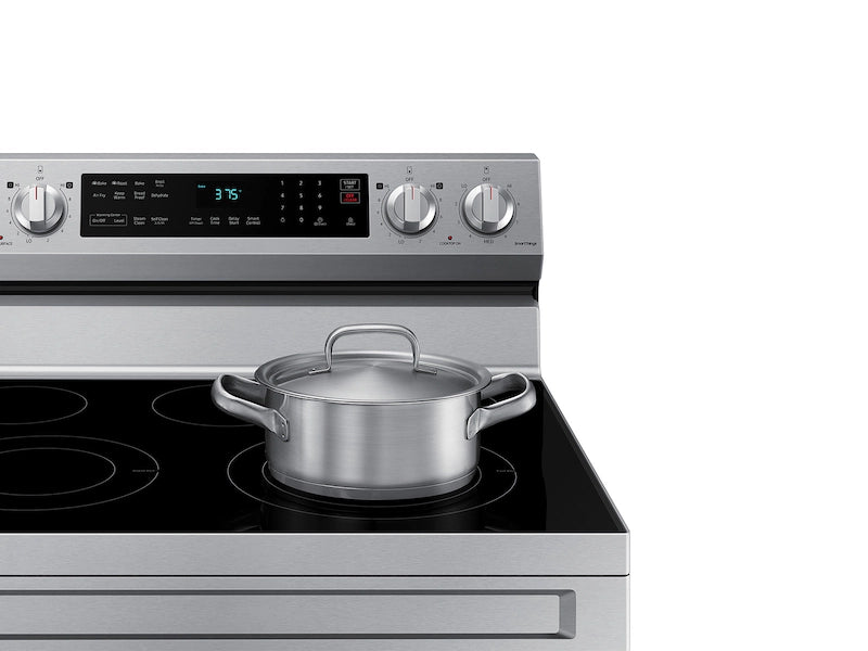 Smart Freestanding Electric Range with No-Preheat Air Fry & Convection in Stainless Steel