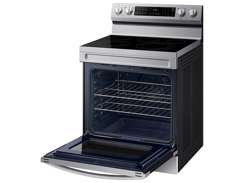 Smart Freestanding Electric Range with No-Preheat Air Fry & Convection in Stainless Steel